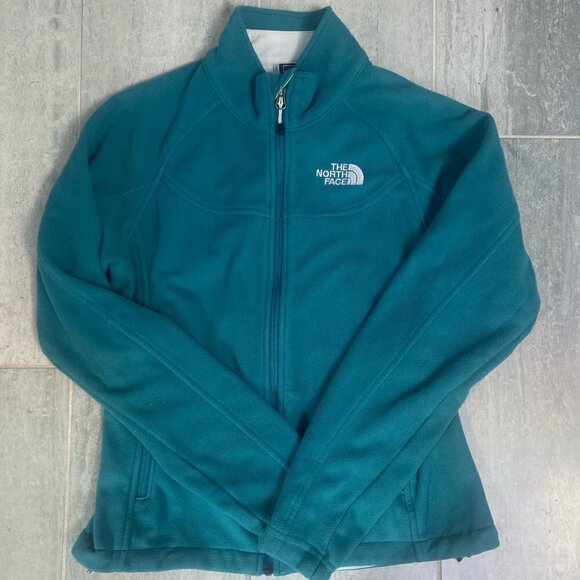 The North Face Windwall Fleece Jacket Turquoise Size Small - Picture 1 of 12